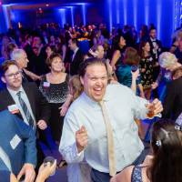 Guests dancing in the Laker Lounge